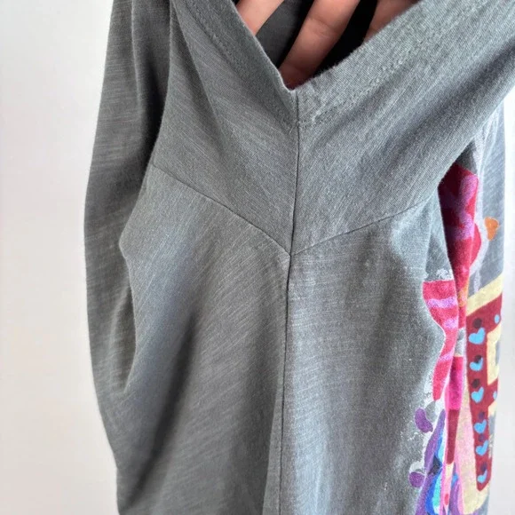 NATURAL LIFE | Life is a Canvas Maxi T-shirt Dress, Medium, Cotton, Peace - Picture 13 of 16